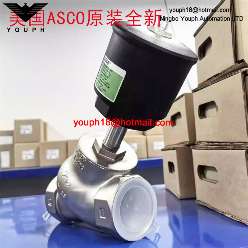 ASCO EMERSON E290A625 DN65mm G2.5 High Temperature Stainless Steel Angle Seat VALVE