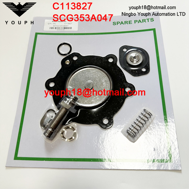 ASCO C113827 SCG353A047 1-1/2" Pulse Valves Nitrile Diaphragm Repair Kit