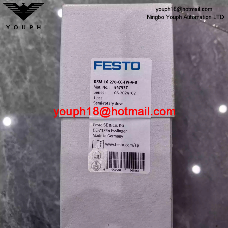 Festo DSM-16-270-CC-FW-A-B 547577 Double-acting M5 Size 16 Aluminium Vane Semi-rotary drive