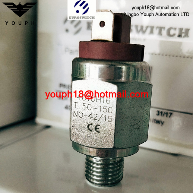 Euroswitch 4010H16 4020H16 40V10H16 40V20H16 T50-150 40 40V Piston pressure switch