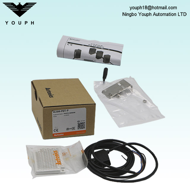 Autonics BJ3M-PDT BJ3M-PDT-P BJ Series Polarized Retroreflective Photoelectric Sensor