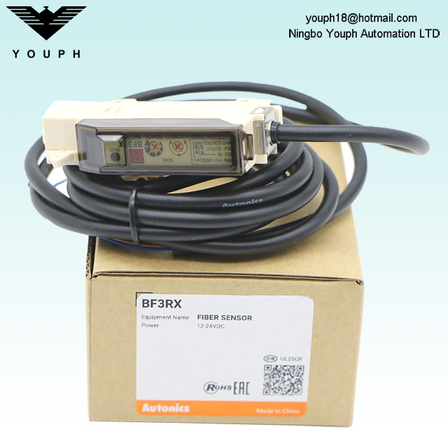Autonics BF3RX BF3RX-P High Accuracy Fiber Optic Amplifier With Twin Adjuster Proximity Switch
