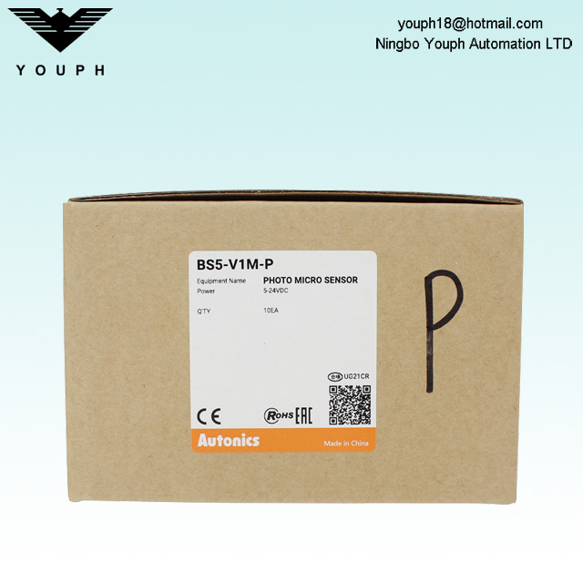 Autonics BS5-V1M-P Through-beam V-Type PNP Photomicro Switch