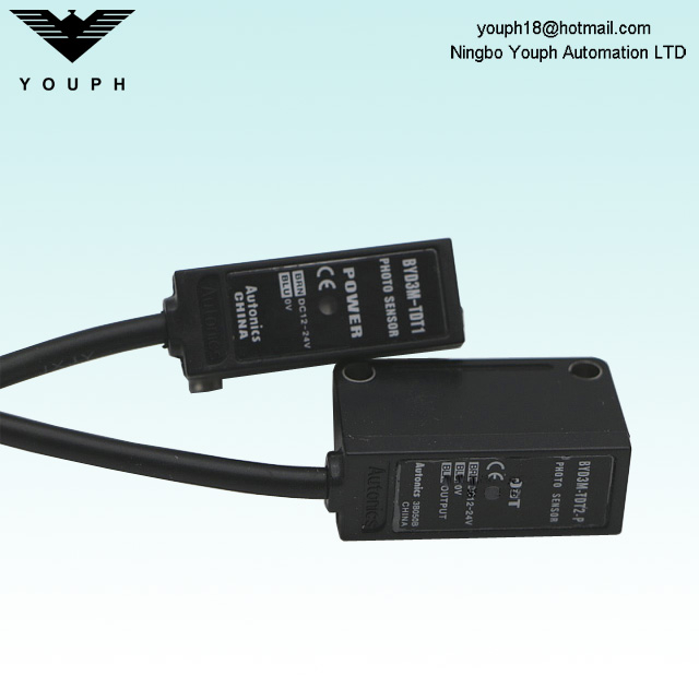 Autonics BYD3M-TDT-P Through-beam NPN Open Collector Output Photo Sensor