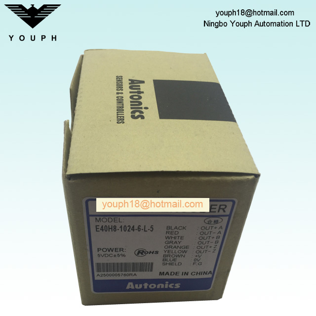 Autonics E40H8-1024-6-L-5 E40H Series Incremental Rotary Encoder