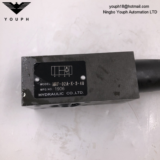 MRF-02A-K-3-40 MPR-02P-1-20 MBR-02A MBR-02B MBR-02P Hydraulic Valve