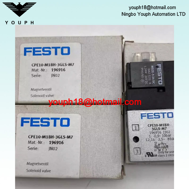 Festo CPE10-M1BH-3GLS-M7 196916 CPE cpe10 Solenoid valve