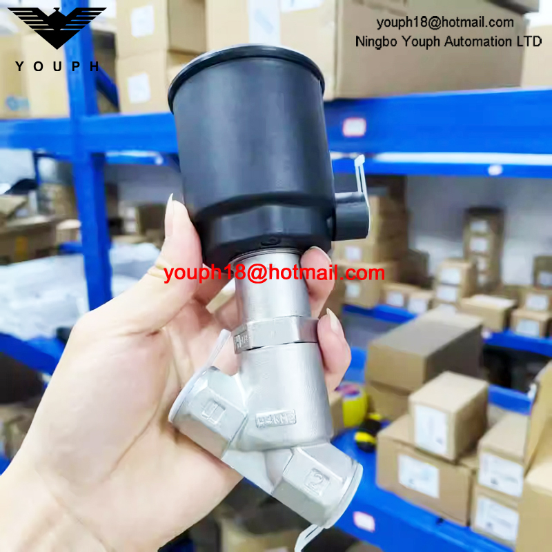 ASCO E290A393 E290A393VI 15mm Port EMERSON Entry Under the Disc SS Angle Seat VALVE
