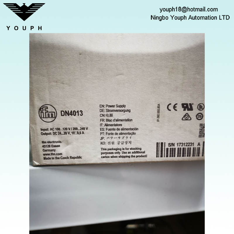 IFM DN4013 Switched-mode 24 V DC Power Supply 