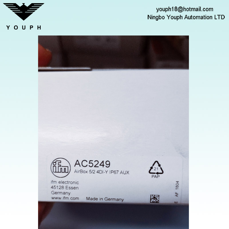 IFM AC5249 AS-Interface AirBox 5/2 4DI-Y IP67 AUX Module