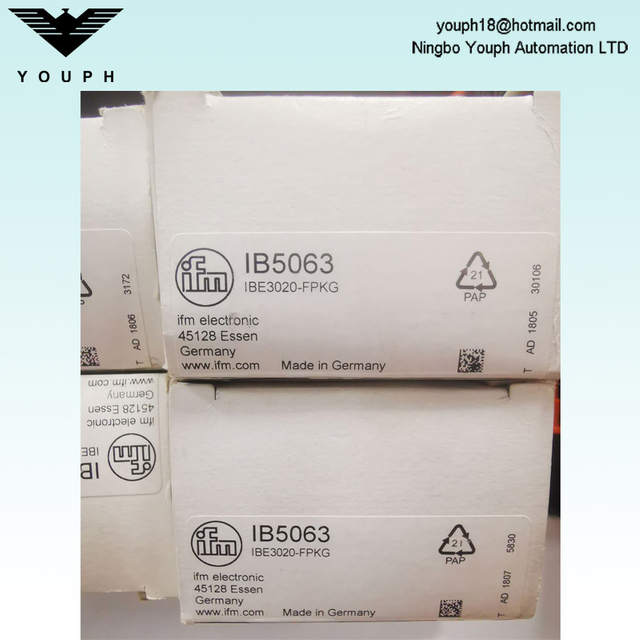 IFM IB5063 IBE3020-FPKG Inductive Sensor