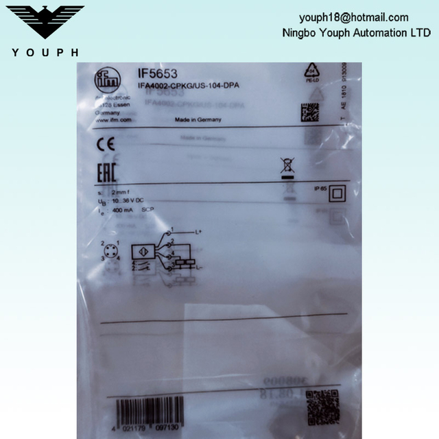 IFM IF5653 IFA4002-CPKG/US-104-DPA Inductive Sensor