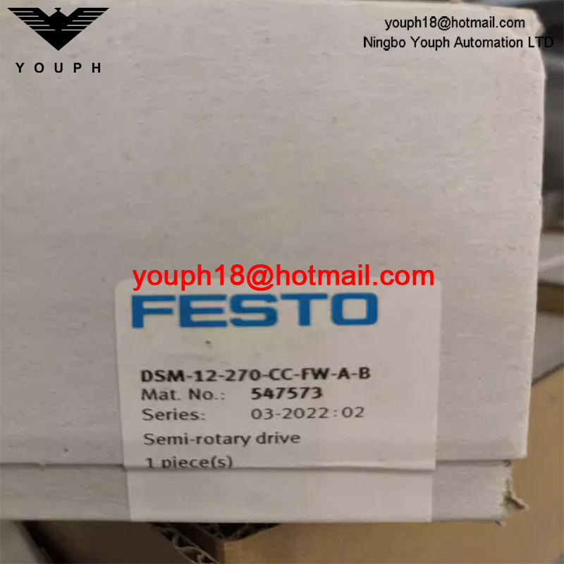 Festo DSM-12-270-CC-FW-A-B 547573 With Shock absorber at both ends Semi-rotary drive