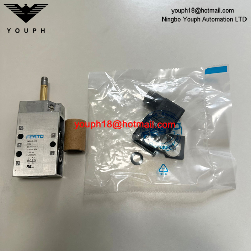 FESTO MFH-5-1/8 9982 With coil 24VDC 220VAC 5/2-way MFH Tiger Classic Solenoid valve