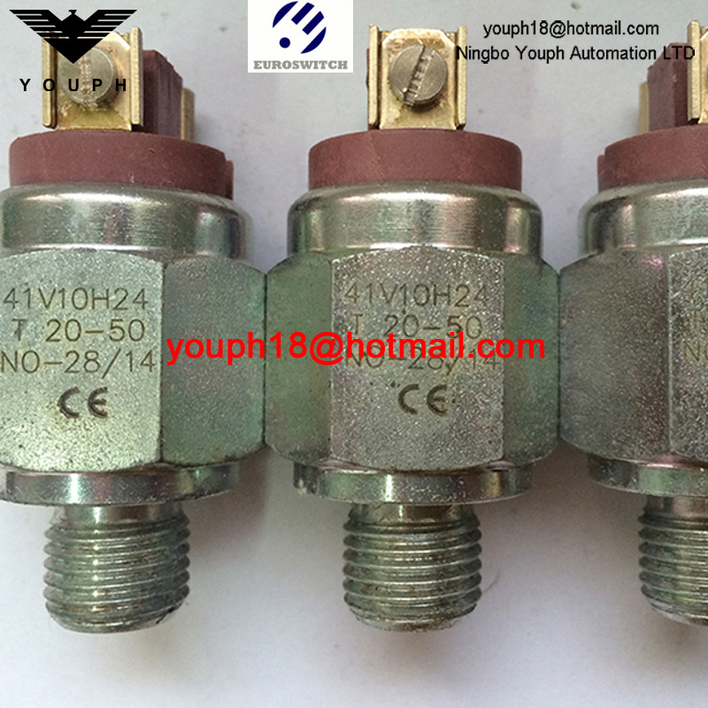 Italy Euroswitch 411022A 4110224 N.O. / N.C. Faston 6,3x0,8 / Clamping plate Diaphragm pressure switch