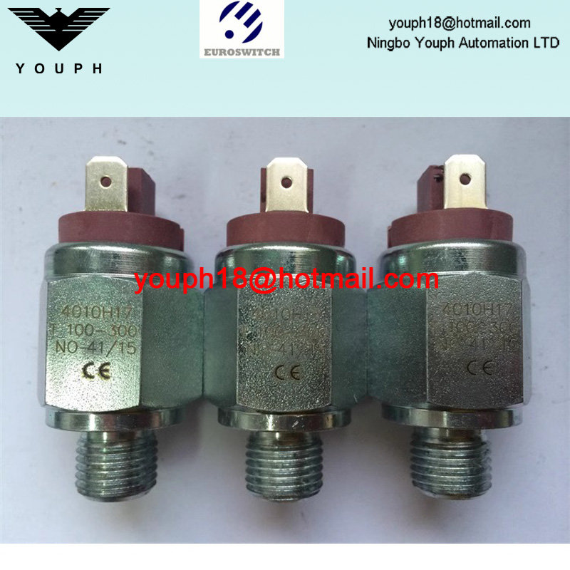 Euroswitch 4010H17 4020H17 40V10H17 40V20H17 T50-150 40 40V Piston pressure switch