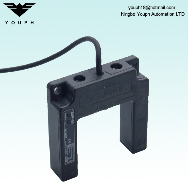 Autonics BUP-50 NPN Open U-shaped Through-beam Photo Sensor