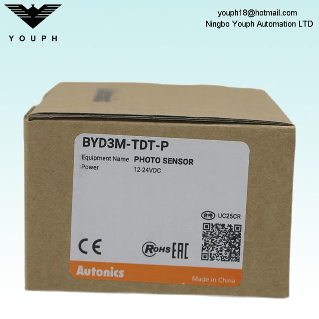 Autonics BYD3M-TDT-P Through-beam NPN Open Collector Output Photo Sensor