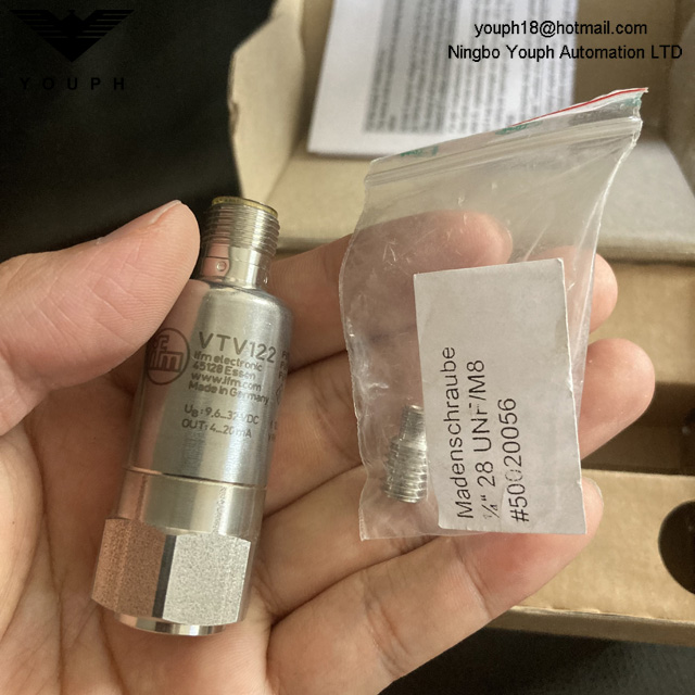 IFM VTV122 VIBRATION TRANSMITTER SENSOR