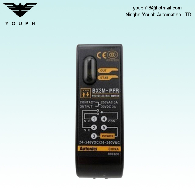 Autonics BX3M-PFR BX3M-PFR-T Retroreflective Built-in polarizing filter Wide Power Photoelectric Sensor
