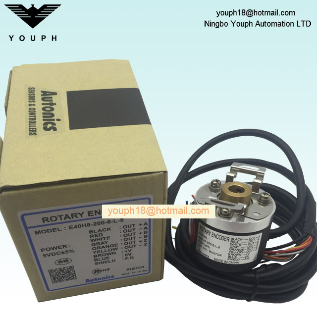 Autonics E40H8-200-6-L-5 Incremental Rotary Encoder
