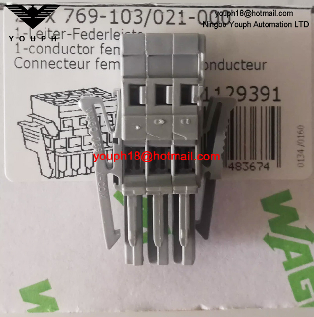 Germany WAGO 769-103/021-000 1 line 3 pole hole connector