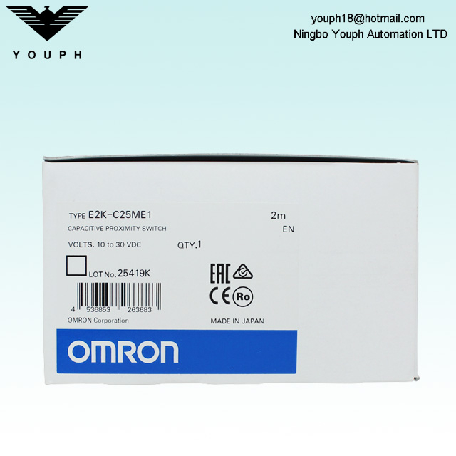 OMRON E2K-C25ME1 E2K-C25MY1 Capacitive Proximity Switch