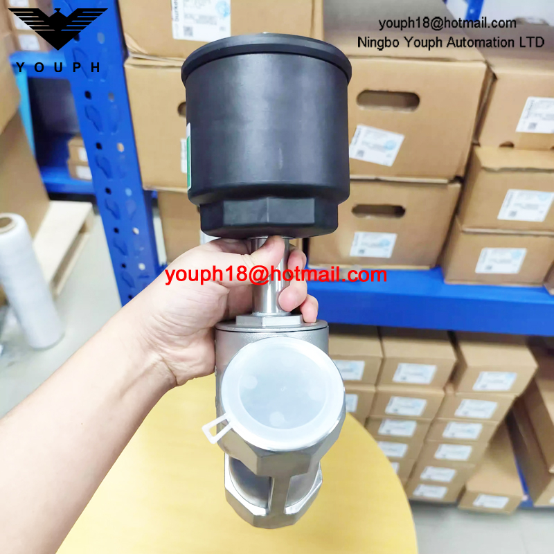 ASCO E290A086 size 50mm NC Hot water EMERSON Stainless Steel Angle Seat VALVE