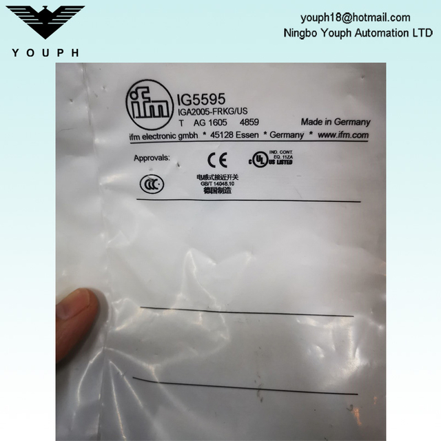 IFM IG5595 IGA2005-FRKG/US Inductive Sensor