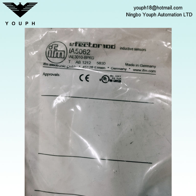 IFM IA5062 IAE3010-BPKG Inductive Sensor