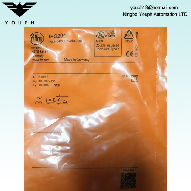 IFM IFC204 IFB3004BBPKG/US-104 Inductive Sensor