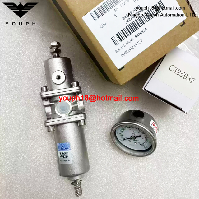 342A8209G ASCO 1/4NPT Stainless Steel Air Filter Regulator