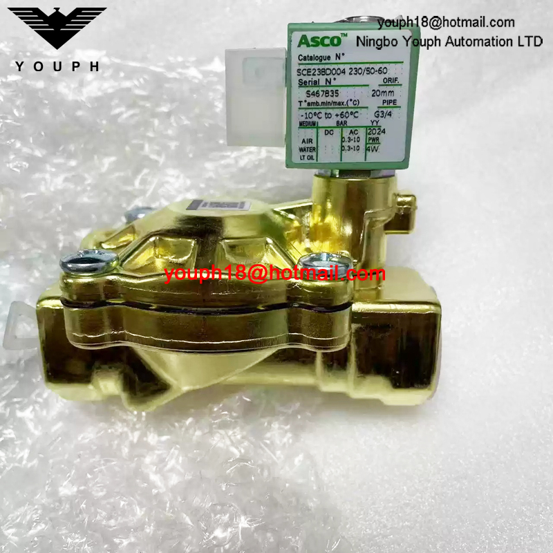 SCE238D004 230/50-60 ASCO G3/4 0.3-10bar Electromagnetic Valve