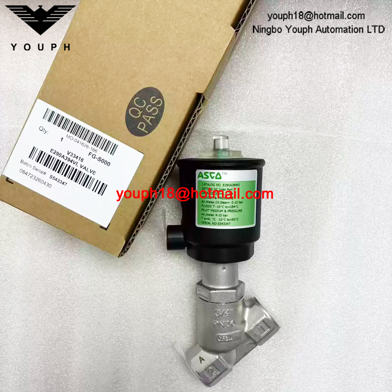 E290A394VI ASCO G3/4(DN 20) Air Operated Angle Seat Valve