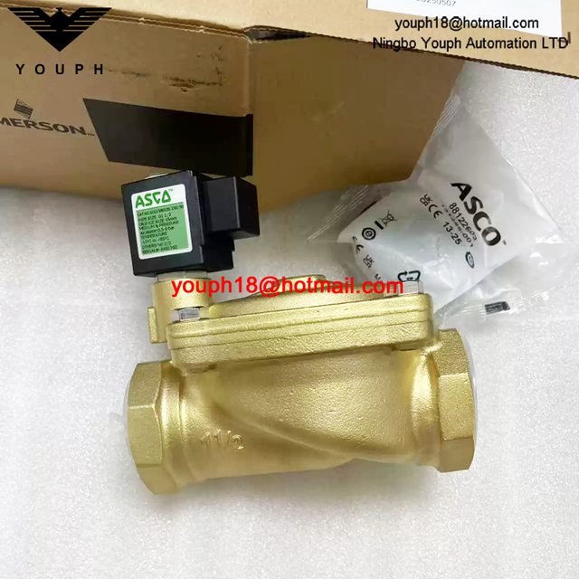SCG238E020 230/50 Asco G1 1/2 Normally Open Solenoid Valve