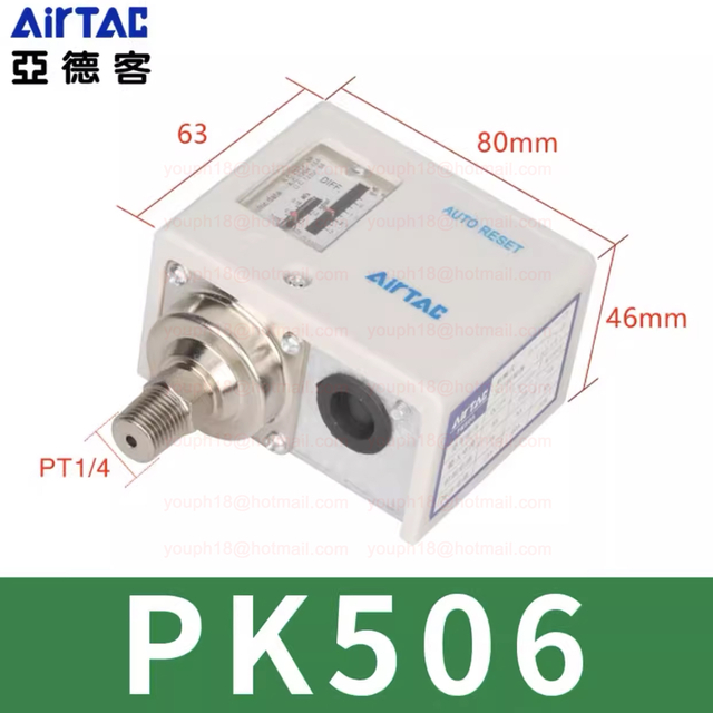 Airtac PK506 -0.05 ~ 0.6 MPa Pressure Controller