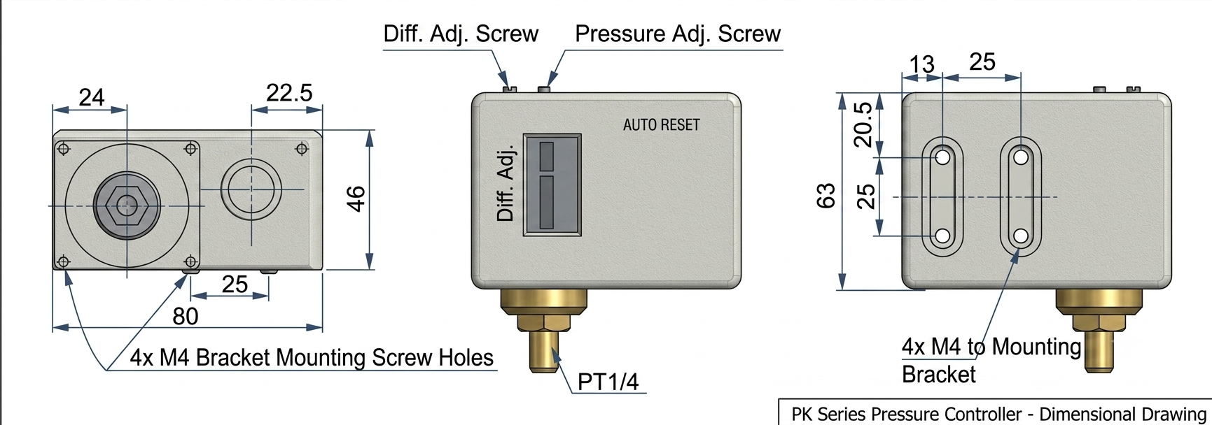 PK506 Dimensions Diagram