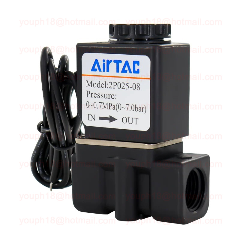 Airtac 2P025-08 G1/4 Normally Closed 2-Way Fluid Control Solenoid Valve