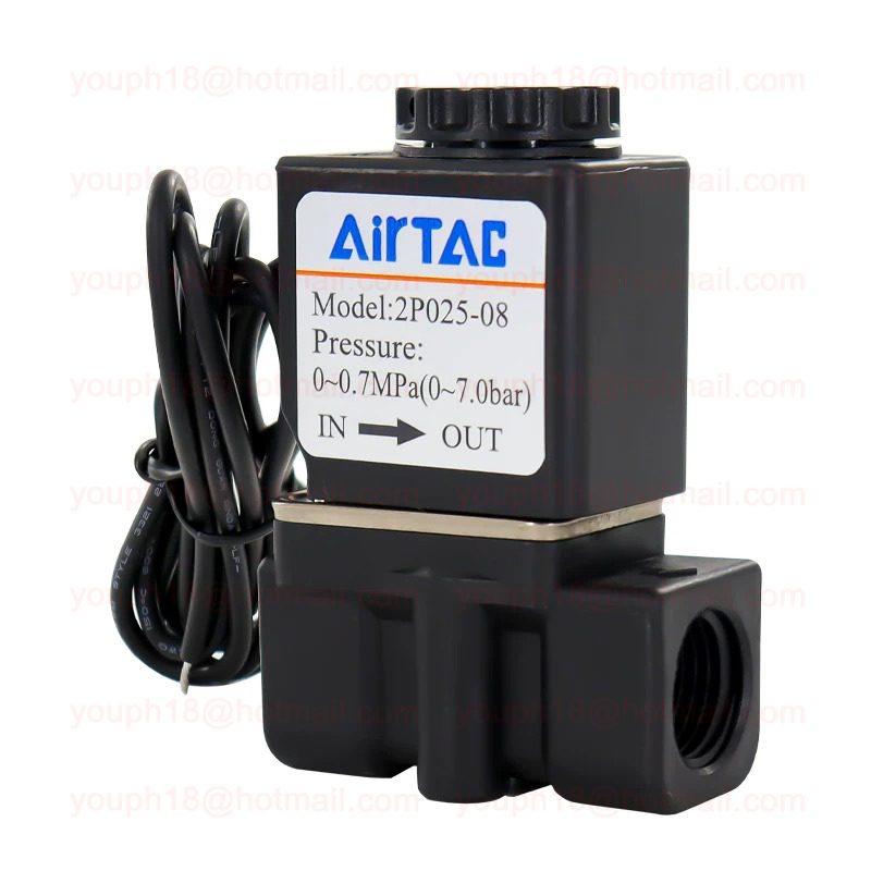 Airtac 2P025-08 G1/4 Normally Closed 2-Way Fluid Control Solenoid Valve
