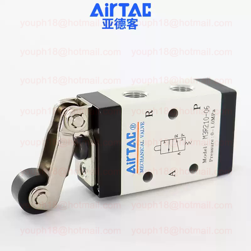 Airtac M5R210-06 G1/8" M5 Series Roller Type Control Valve