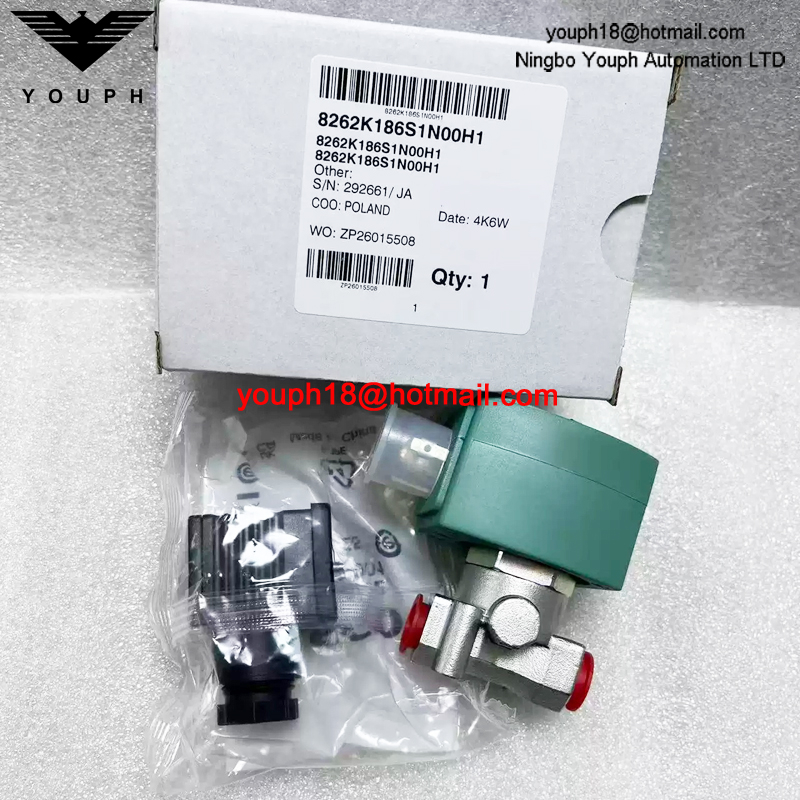 8262K186S1N00H1 ASCO 1/4NPT Electromagnetic Valve