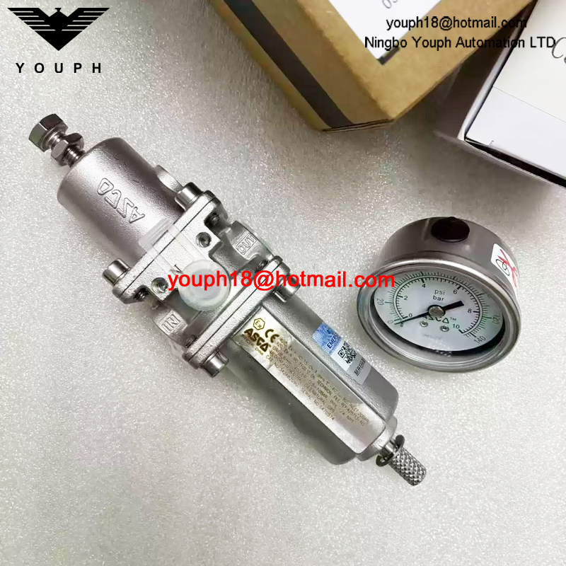 342A8209G ASCO 1/4NPT Stainless Steel Air Filter Regulator