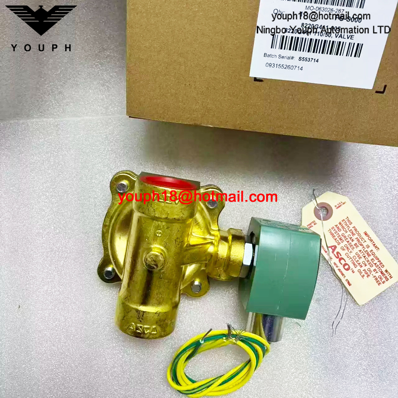 8220G411 110/50 120/60 ASCO 1NPT Solenoid Valve
