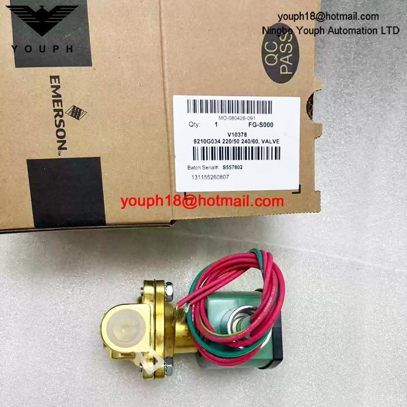 8210G034 220/50 240/60 ASCO 1/2NPT Electromagnetic Valve