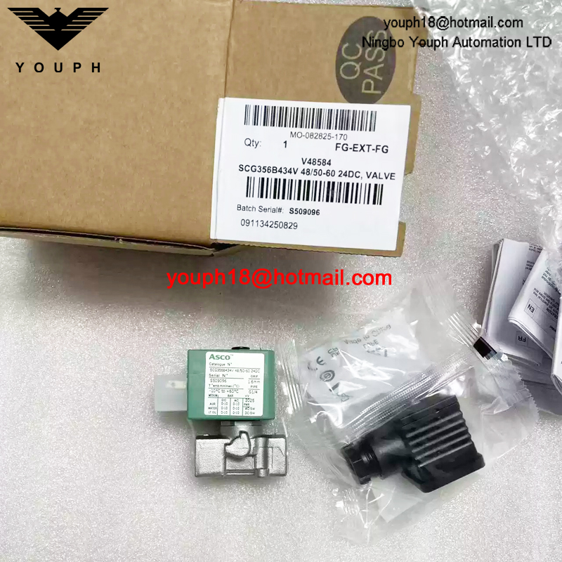 SCG356B434V 24DC ASCO G1/4 Solenoid Valve