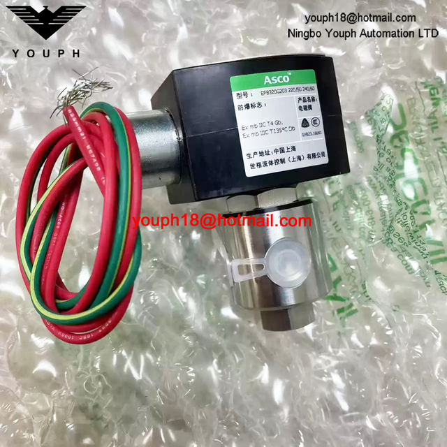 EF8320G203 220/50 ASCO 1/4NPT Stainless Steel Ex-Proof Solenoid Valve