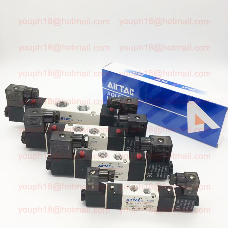 Airtac 4V420-15 G1/2" 4V400 Series Double Coil Solenoid Valve