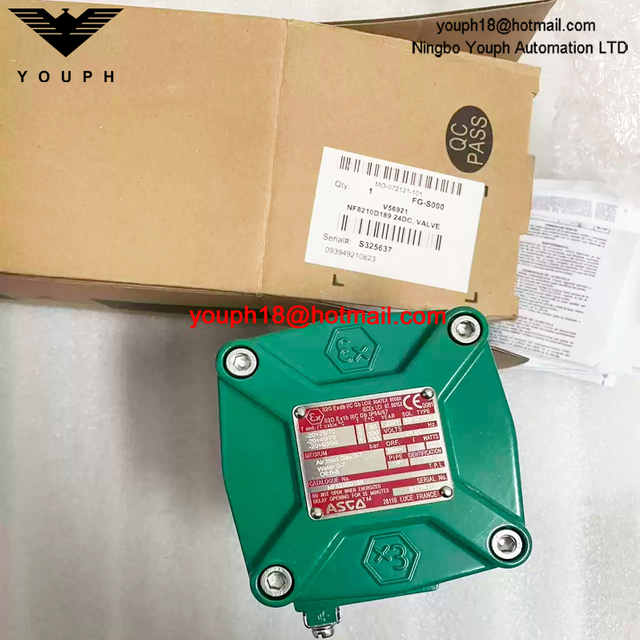 NF8210D189 24DC ASCO 1NPT Ex-Proof Solenoid Valve