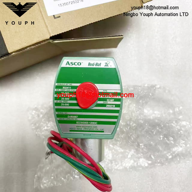 8223G003 120DC ASCO 1/2NPT Solenoid Valve