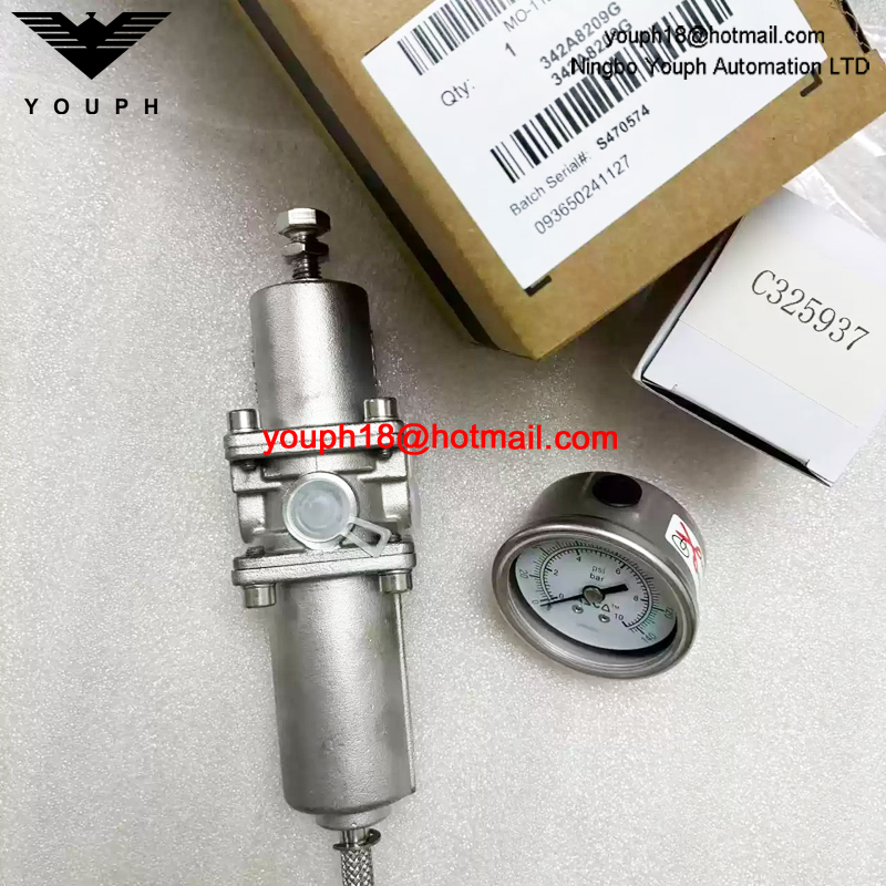 342A8209G ASCO 1/4NPT Stainless Steel Air Filter Regulator